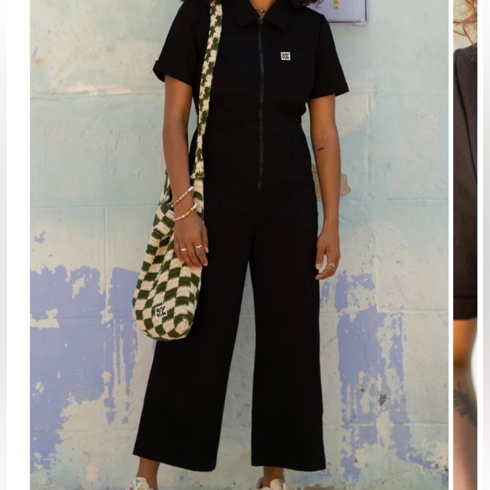 Lucy And Yak Black Ragan Jumpsuit